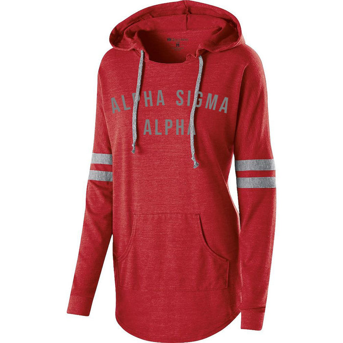 Alpha Sigma Alpha Hooded Low Key Pullover