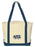 Alpha Pi Sigma Layered Letters Boat Tote