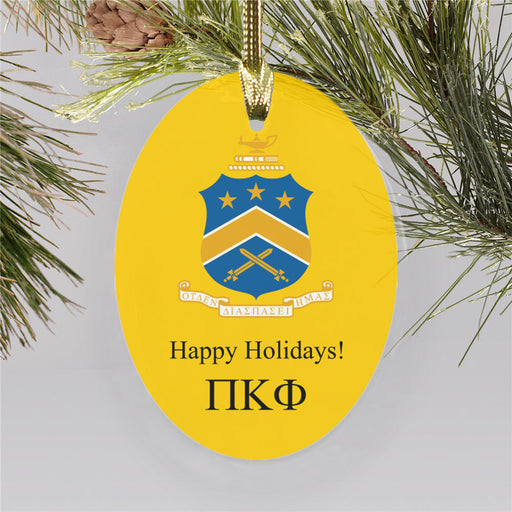 Pi Kappa Phi Color Crest Ornament