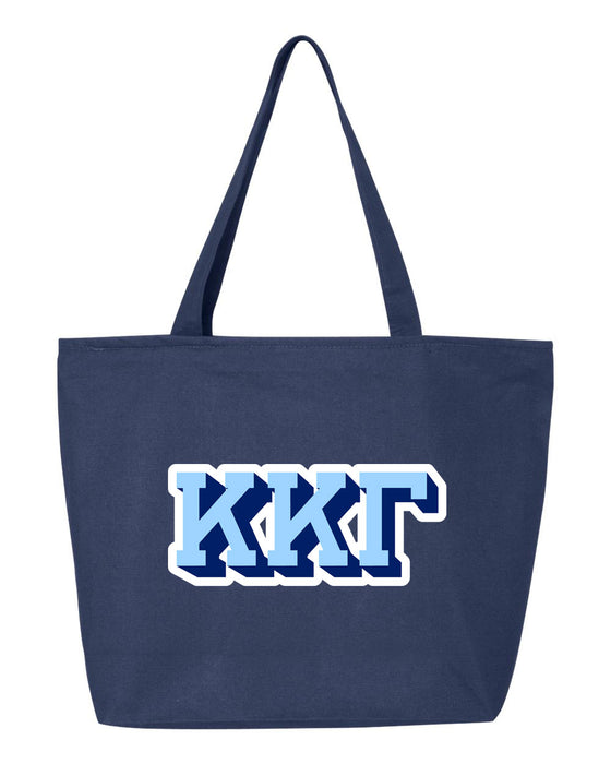 Kappa Kappa Gamma 3D Tote Bag
