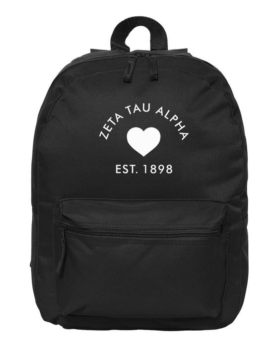 Zeta Tau Alpha Mascot Embroidered Backpack