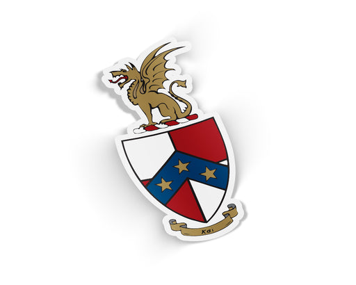 Beta Theta Pi Die Cut Crest Decal