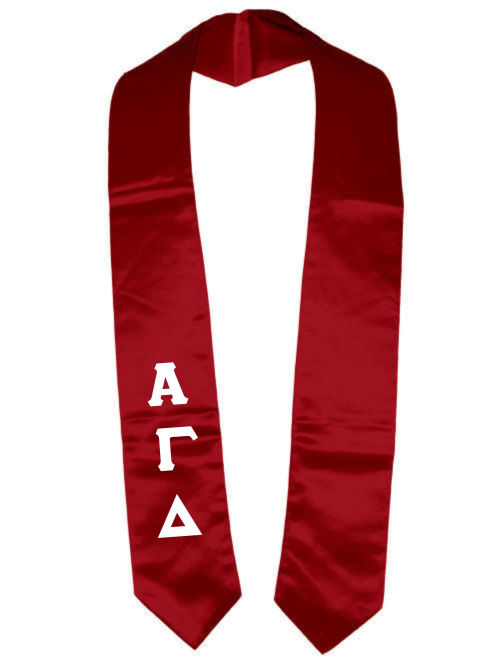 Alpha Gamma Delta Classic Colors Graduation Stole