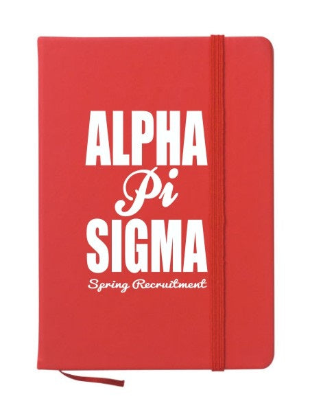 Alpha Pi Sigma Cursive Impact Notebook
