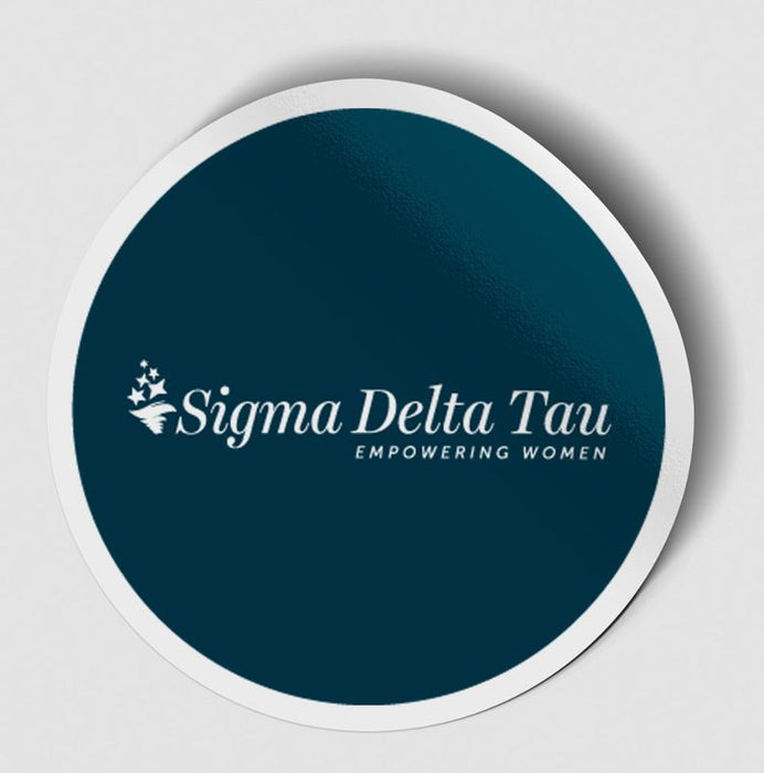Sigma Delta Tau Logo Circle Sticker