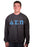 Delta Sigma Pi Crewneck Sweatshirt with Sewn-On Letters
