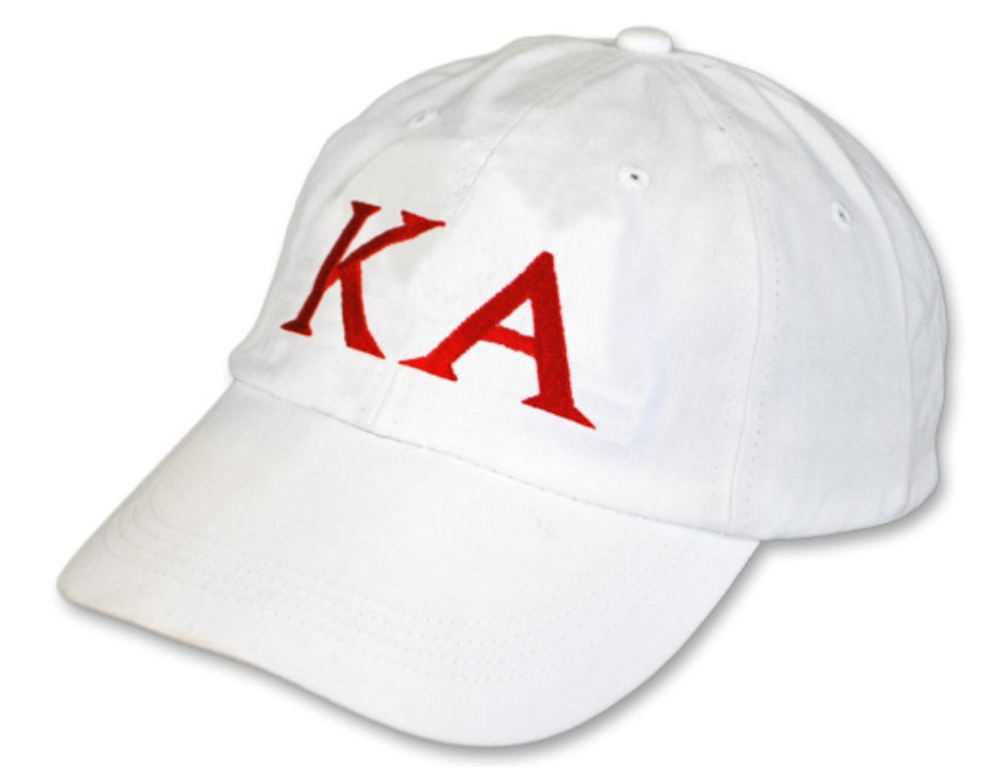 Kappa Alpha Greek Letter Embroidered Hat