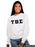 Tau Beta Sigma Classic Colors Sewn-On Letter Crewneck