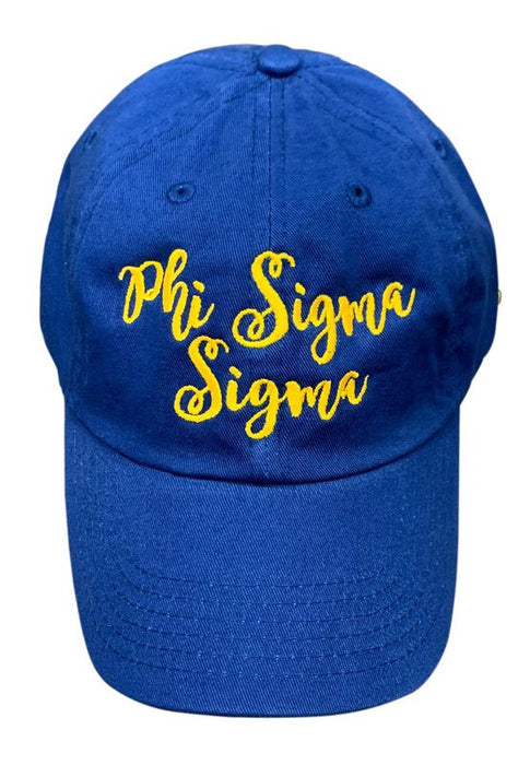 Phi Sigma Sigma Sky Script Hat