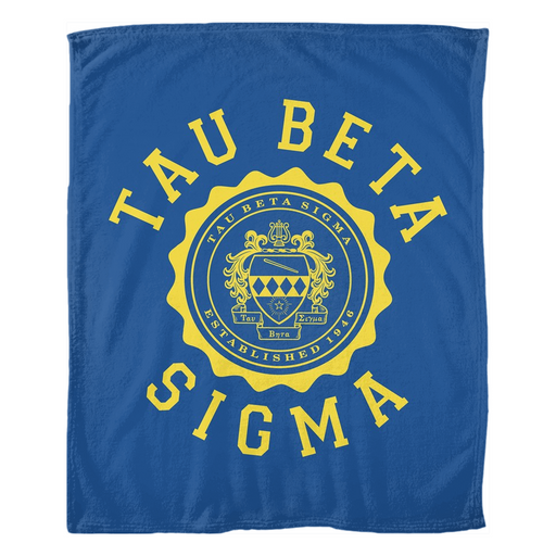 Blankets Tau Beta Sigma Seal Fleece Blankets