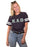 Kappa Alpha Theta Unisex Jersey Football Tee with Sewn-On Letters