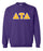 Delta Tau Delta Classic Colors Sewn-On Letter Crewneck