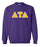 Delta Tau Delta Classic Colors Sewn-On Letter Crewneck