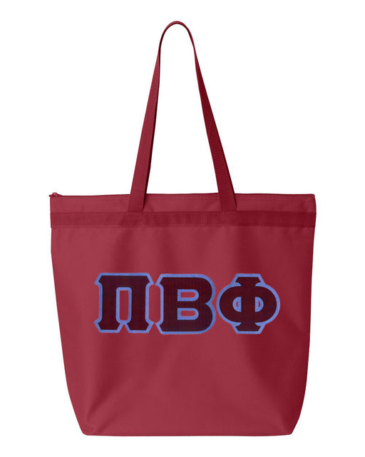 Pi Beta Phi Greek Lettered Game Day Tote