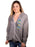 Phi Sigma Rho Fleece Full-Zip Hoodie with Sewn-On Letters