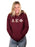 Alpha Epsilon Phi Unisex Hooded Sweatshirt with Sewn-On Letters