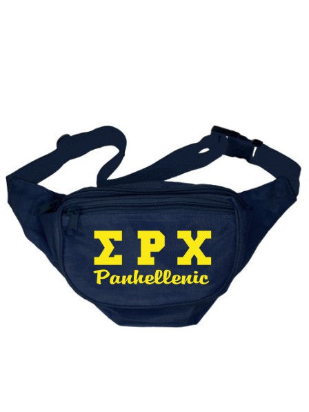 Panhellenic Collegiate Letters Fanny Pack