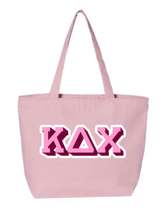 Kappa Delta Chi 3D Tote Bag