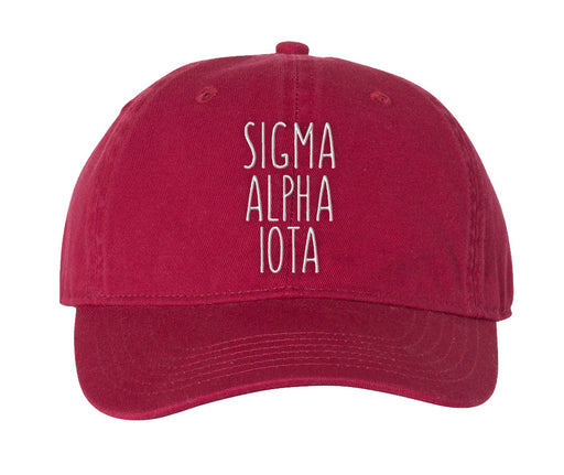 Sigma Alpha Iota Comfort Colors Nickname Hat
