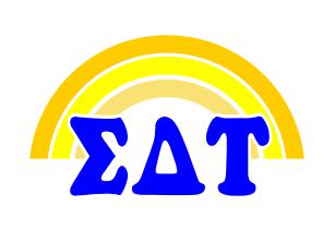 Sigma Delta Tau End of The Rainbow Sorority Decal
