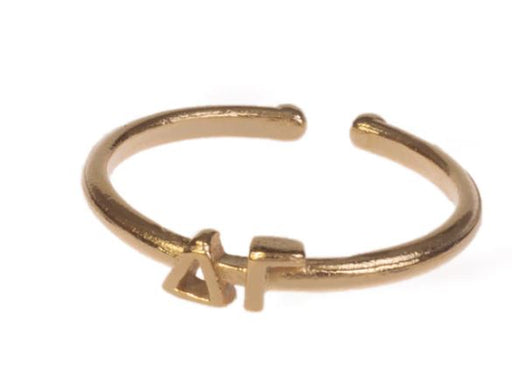 Delta Gamma Adjustable Letter Ring