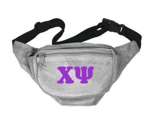 Chi Psi Fanny Pack Letters Layered Fanny Pack