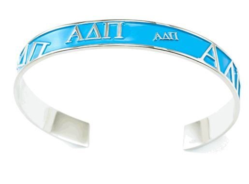 Alpha Delta Pi Bangle Bracelet