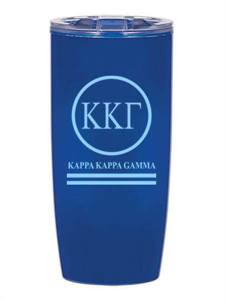 Kappa Kappa Gamma Circle Stripes 19 oz Everest Tumbler