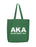 Alpha Kappa Alpha Collegiate Letters Event Tote Bag