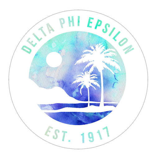 Delta Phi Epsilon Oasis Sticker