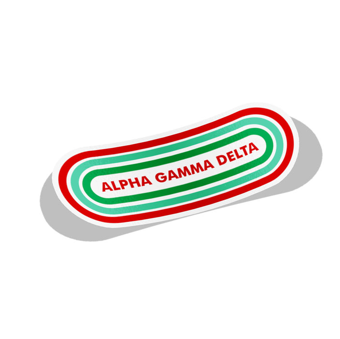 Alpha Gamma Delta Capsule Sorority Decal