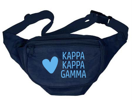 Kappa Kappa Gamma Heart Fanny Pack