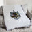 Psi Upsilon Color Crest Afghan Blanket Throw