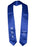 Phi Beta Chi Classic Colors Embroidered Grad Stole