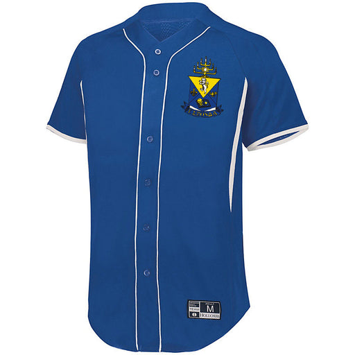 Pi Kappa Alpha 7 Full Button Baseball Jersey