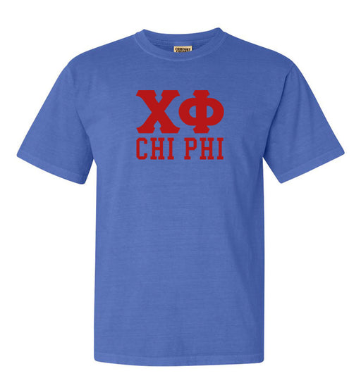 Chi Phi Custom Comfort Colors Greek T-Shirt