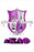 Alpha Kappa Delta Phi Crest Window Decals Stickers Crest Decal