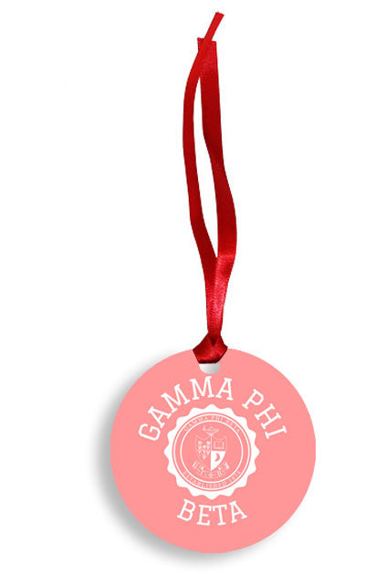 Gamma Phi Beta Crest Ornament