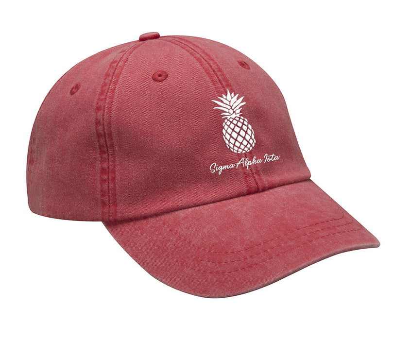 Sigma Alpha Iota Pineapple Embroidered Hat