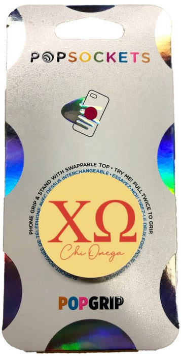 Chi Omega 2-Color PopSocket