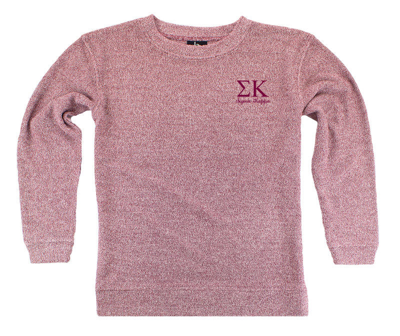Sigma Kappa Lettered Cozy Sweater