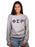 Phi Sigma Rho Crewneck Sweatshirt with Sewn-On Letters