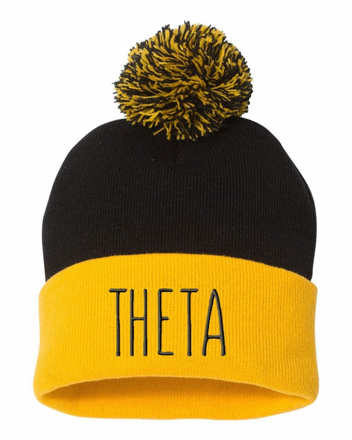 Kappa Alpha Theta Sorority Beanie With Pom Pom