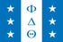 Phi Delta Theta Fraternity Flag Sticker
