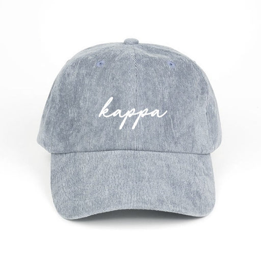 Kappa Kappa Gamma Corduroy Baseball Cap