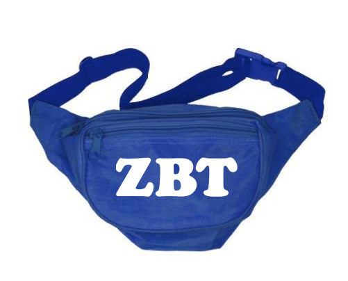 Zeta Beta Tau Letters Layered Fanny Pack