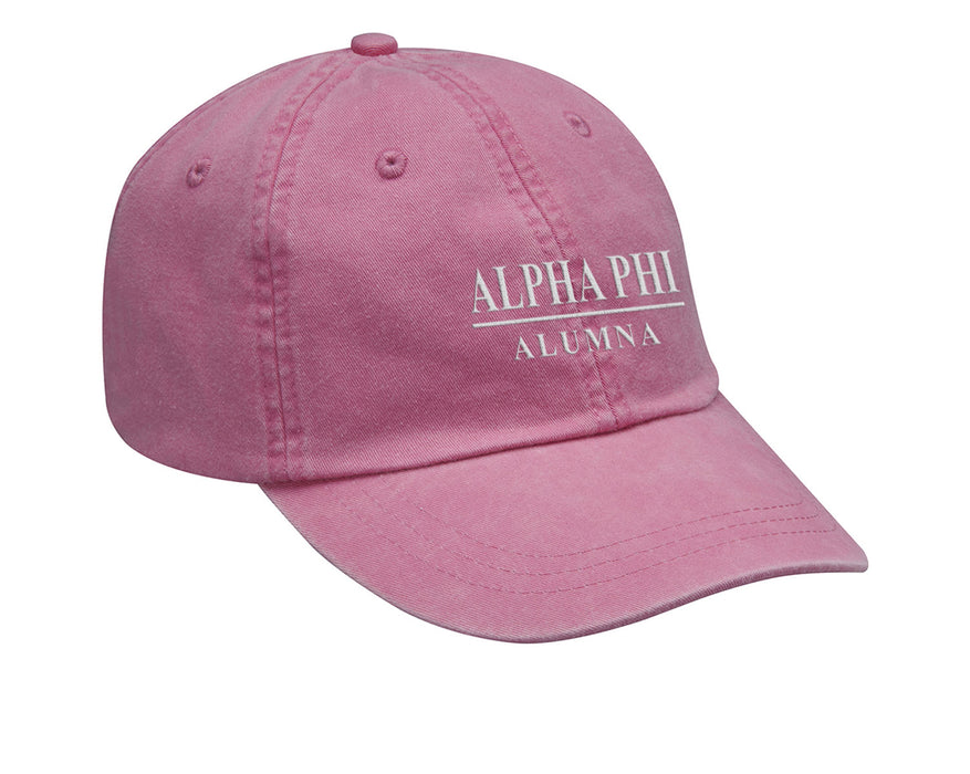 Alpha Phi Line Year Embroidered Hat