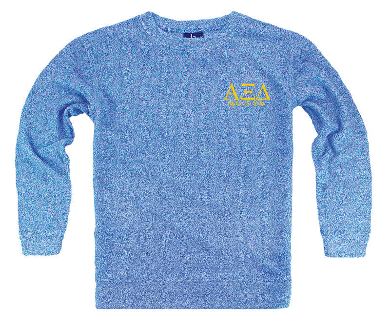 Alpha Xi Delta Lettered Cozy Sweater