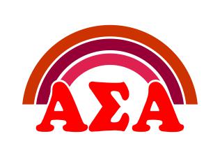 Alpha Sigma Alpha End of The Rainbow Sorority Decal