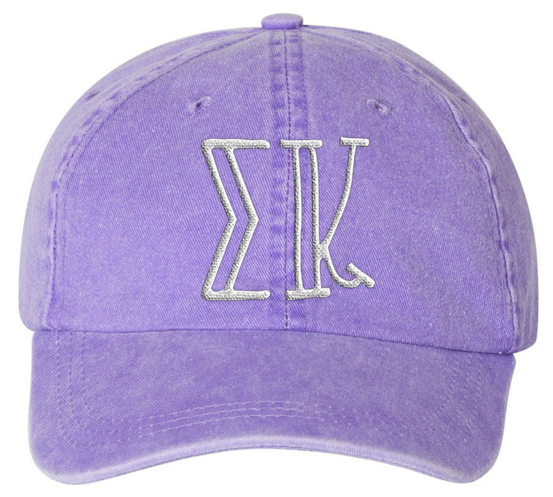 Sigma Kappa Sorority Greek Carson Embroidered Hat